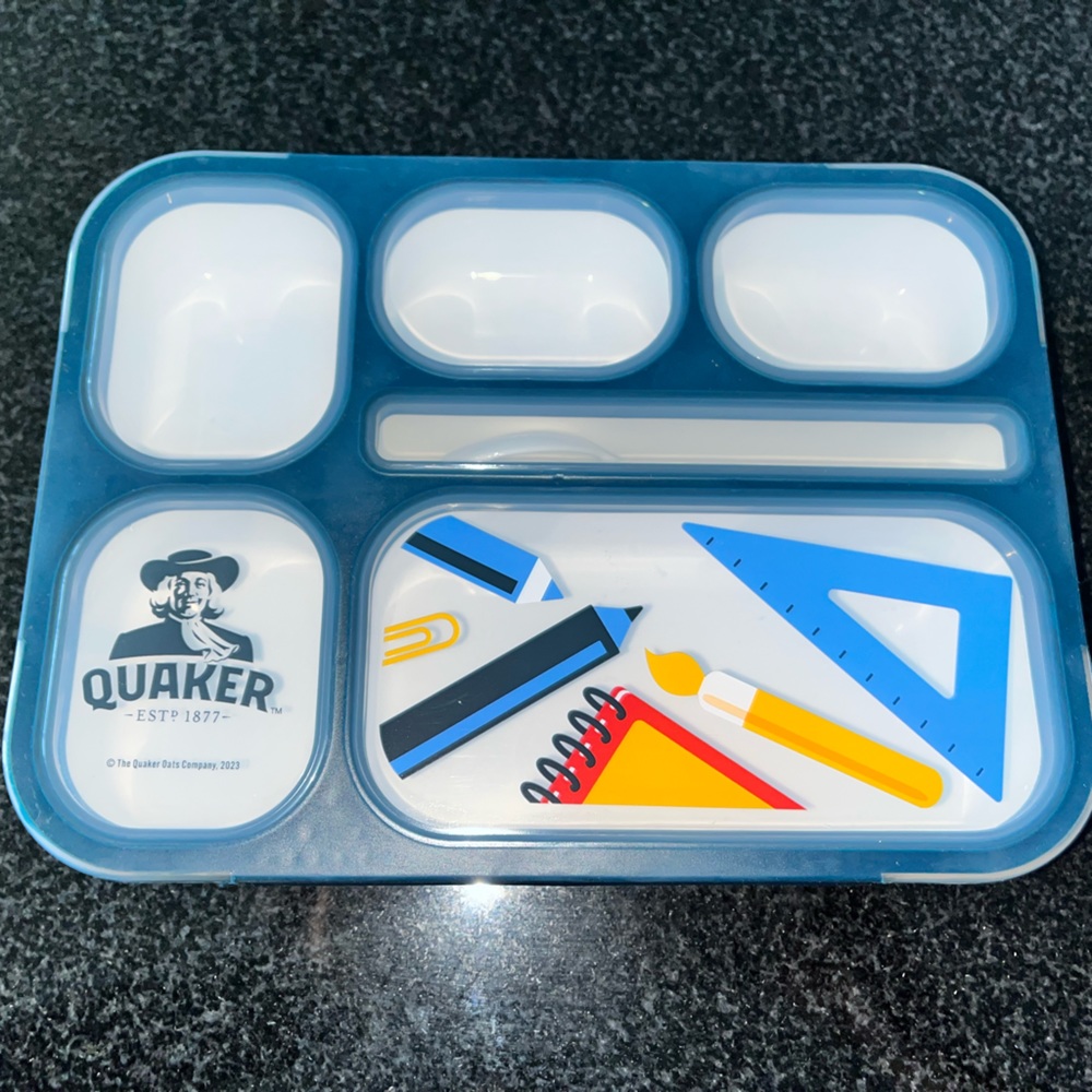 Quaker bento lunch box NWT